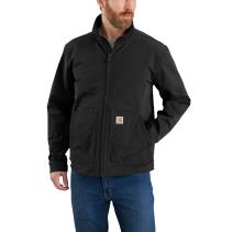 Black Super Dux™ Relaxed Fit Lightweight Softshell Jacket