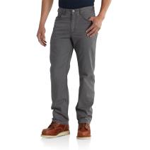 Gravel Rugged Flex® Relaxed Fit Canvas 5-Pocket Work Pant