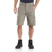 Greige Rugged Flex® Relaxed Fit Ripstop Cargo Work Short - 11 Inch