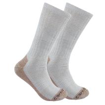 Gray Midweight Steel Toe Boot Sock 2-Pack