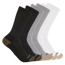 Assorted Midweight Crew Sock 6-Pack