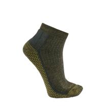 Olive Force® Grid Midweight Synthetic-Merino Wool Blend Quarter Sock