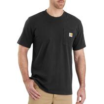 Black Relaxed Fit Workwear Pocket T-Shirt