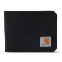Black Nylon Duck Bifold Wallet