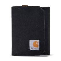 Black Nylon Duck Trifold Wallet