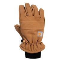 Carhartt Brown Women's Insulated Duck/Synthetic Leather Knit Cuff Glove