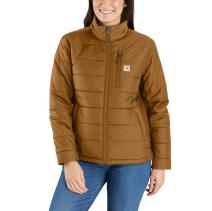 Carhartt Brown Women's Rain Defender® Relaxed Fit Lightweight Insulated Jacket
