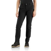 Black Women's Rugged Flex® Relaxed Fit Canvas Work Pant