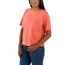 Fresh Salmon Women's TENCEL™ Fiber Series Loose Fit Lightweight Short-Sleeve Crewneck T-Shirt