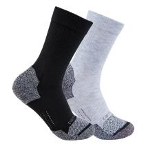 Assorted Women's Force® Midweight Synthetic Blend Crew Sock 2-Pack