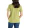 Green Olive Heather Carhartt 105736 Back View - Green Olive Heather