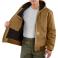 Carhartt Brown Carhartt J140 - Carhartt Brown | Model is 6'0" with a 40" chest, wearing Medium