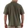 Moss Carhartt K570 Back View - Moss | Model is 6'2" with a 40.5" chest, wearing Medium