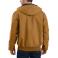 Carhartt Brown Carhartt 104050 Back View - Carhartt Brown | Model is 6'2" with a 40.5" chest, wearing Medium