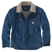 Carhartt 105478 - Relaxed Fit Denim Sherpa-Lined Jacket