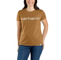 Carhartt 105764 - Women's Relaxed Fit Lightweight Short-Sleeve Multi Color Logo Graphic T-Shirt