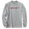 Heather Gray Carhartt 105951 Front View - Heather Gray