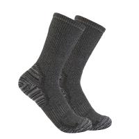 Carhartt SC7902M - Force® Midweight Synthetic-Wool Blend Crew Sock 2-Pack