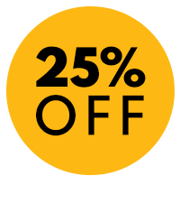 K87 Sale 2021 - 25% Off Badge
