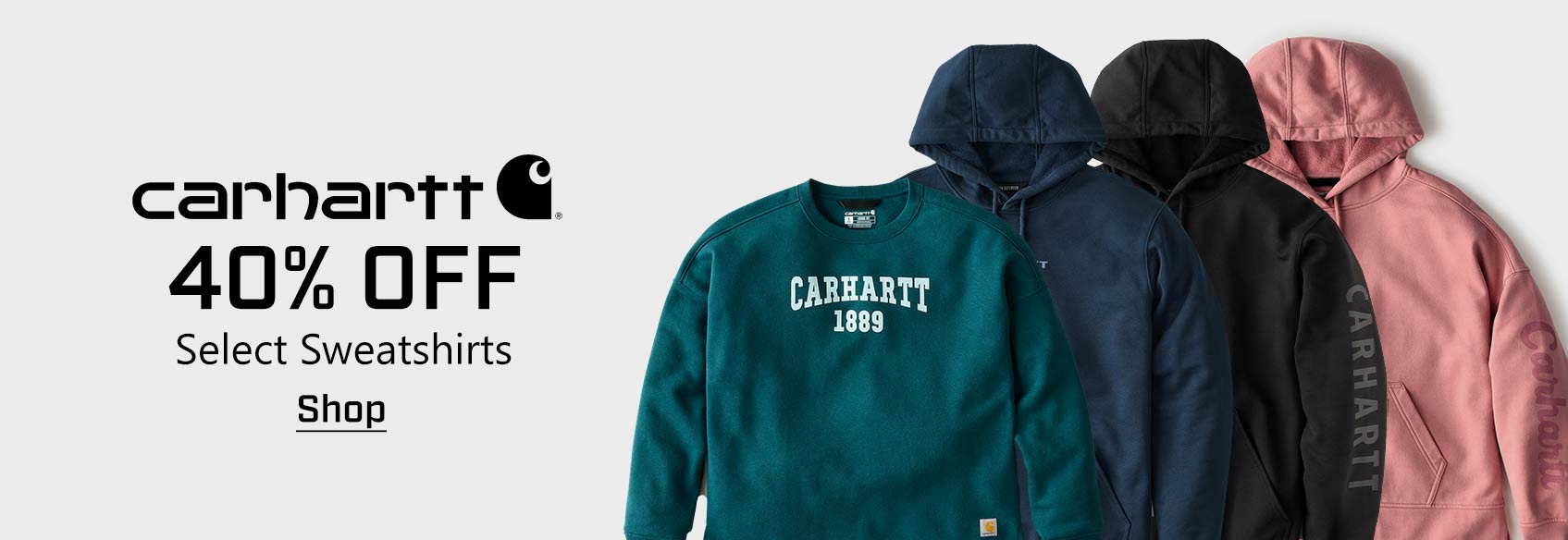 4 Carhartt sweatshirts now on sale