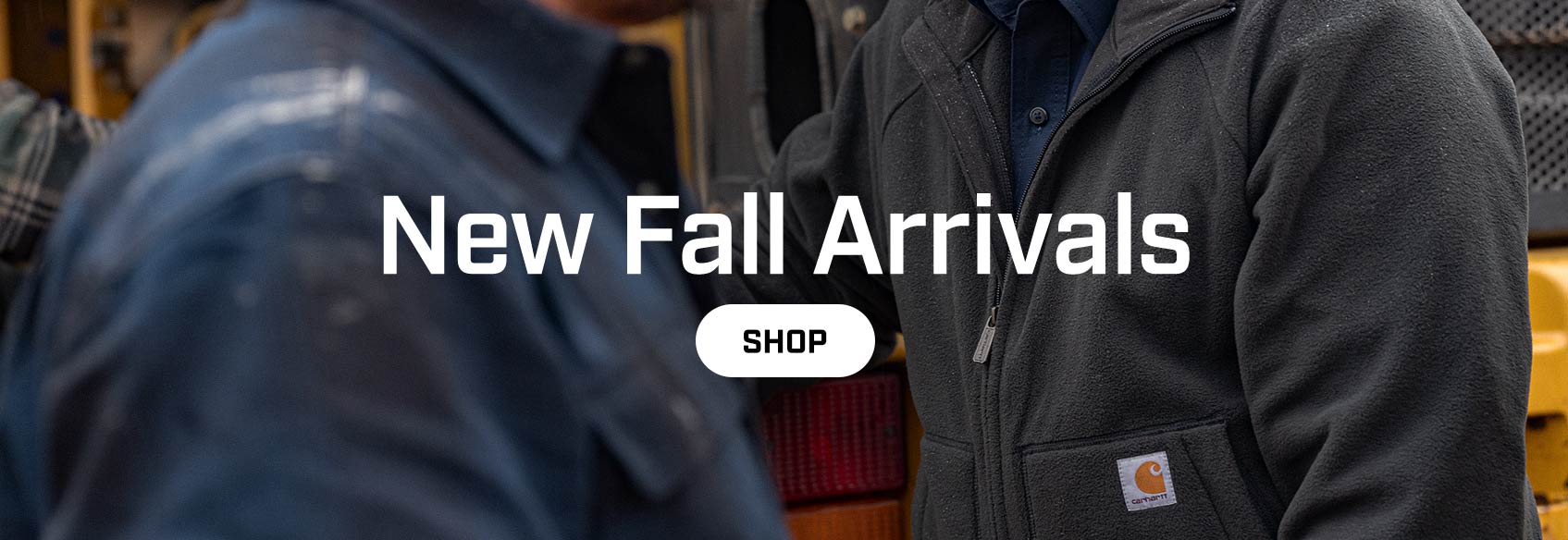 New fall arrivals Two men wearing new Carhartt gear
