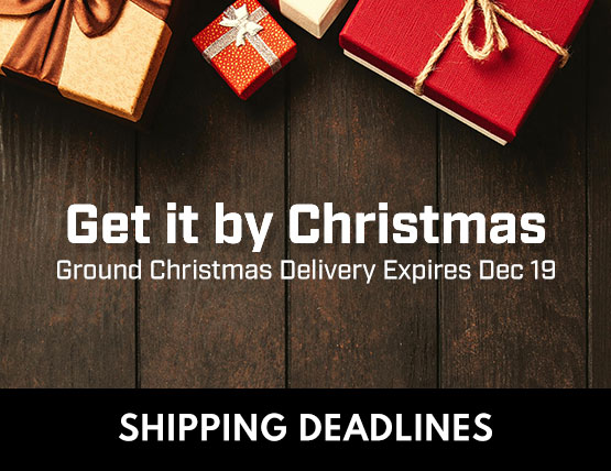 Christmas presents on a wooden floor