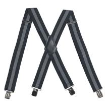 Black Rugged Flex® Elastic Two-Tone Suspenders