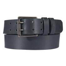 Black Craftsman Leather Double Prong Belt