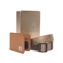 Carhartt Brown Belt and Wallet Gift Pack