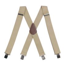 Khaki Rugged Flex&trade; Elastic Suspenders