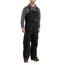 Black Loose Fit Firm Duck Insulated Biberall