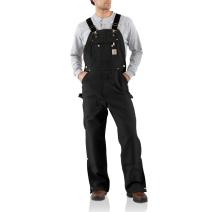 Black Duck Zip-to-Thigh Bib Overall - Unlined