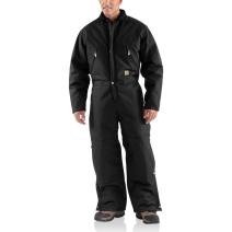 Black Extremes® Zip Front Coverall - Quilt Lined