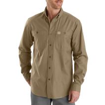Dark Khaki Rugged Flex® Rigby Long Sleeve Work Shirt