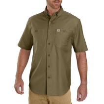 Military Olive Rugged Flex® Rigby Short Sleeve Work Shirt