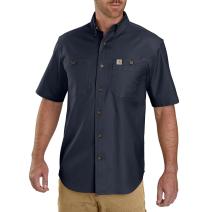 Navy Rugged Flex® Rigby Short Sleeve Work Shirt