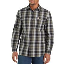 Black Hubbard Flannel Long Sleeve Shirt