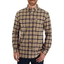 Dark Khaki Rugged Flex® Relaxed Fit Flannel Shirt