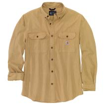 Carhartt Brown Loose Fit Midweight Chambray Long Sleeve Shirt