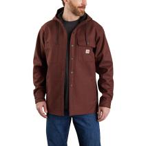 Dark Cedar Rain Defender® Relaxed Fit Heavyweight Hooded Shirt Jac