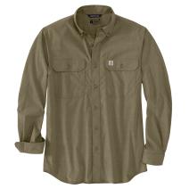 Burnt Olive Force® Relaxed Fit Lightweight Long-Sleeve Shirt