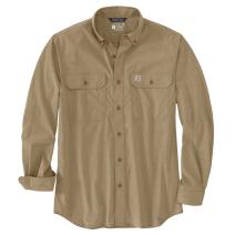 Dark Khaki Force® Relaxed Fit Lightweight Long-Sleeve Shirt