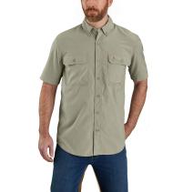 Burnt Olive Force® Relaxed Fit Lightweight Short Sleeve Shirt