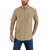 Dark Khaki Force® Relaxed Fit Lightweight Short Sleeve Shirt