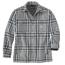Asphalt Relaxed Fit Flannel Sherpa-Lined Shirt Jac
