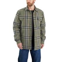 Basil Relaxed Fit Flannel Sherpa-Lined Shirt Jac