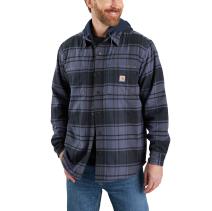 Bluestone Rugged Flex® Relaxed Fit Flannel Fleece Lined Hooded Shirt Jac