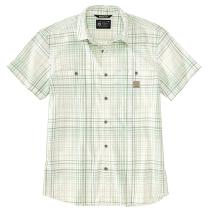 Tender Greens Rugged Flex® Relaxed Fit Lightweight Short-Sleeve Plaid Shirt
