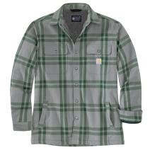 Weather Ash Relaxed Fit Flannel Sherpa-Lined Shirt Jac