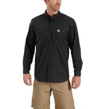 Black Rugged Professional™ Series  Relaxed Fit Canvas Long Sleeve Work Shirt